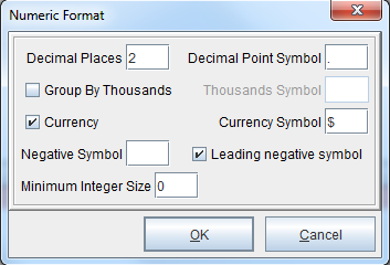 Numeric Format | MiniWiki